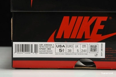 Hyperoad HIGH AIR 1 “BRED OG JORDAN PATENT” 0822